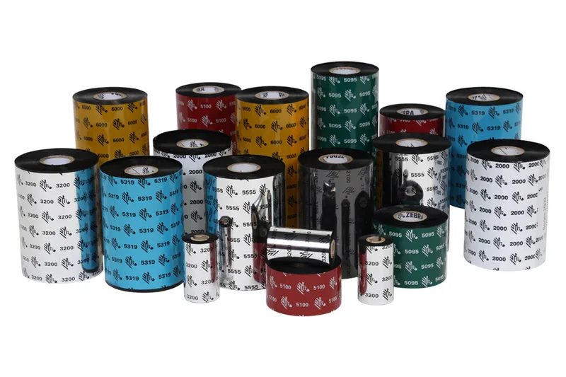 Ribbons de transferencia térmica: fotografía de consumibles Zebra