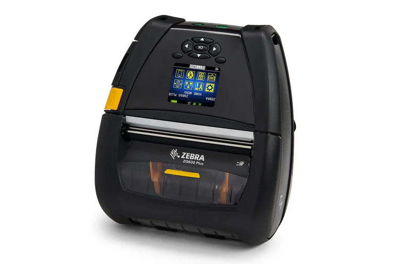 Zebra ZQ600 Plus: impresora de código de barras, fotografía del fabricante.